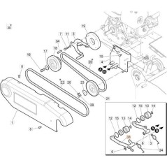 ASS.HEBEL ROTOR GALOPPING HEBEL ORIGINAL EMAK 68240128R | Newgardenstore.eu