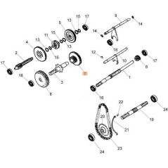 ALBERO ORIGINALE EMAK YF1325028 | Newgardenstore.eu