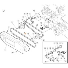 CORREA Optibelt TX X17X1570 LP 6K ORIGINAL EMAK 68240081AR