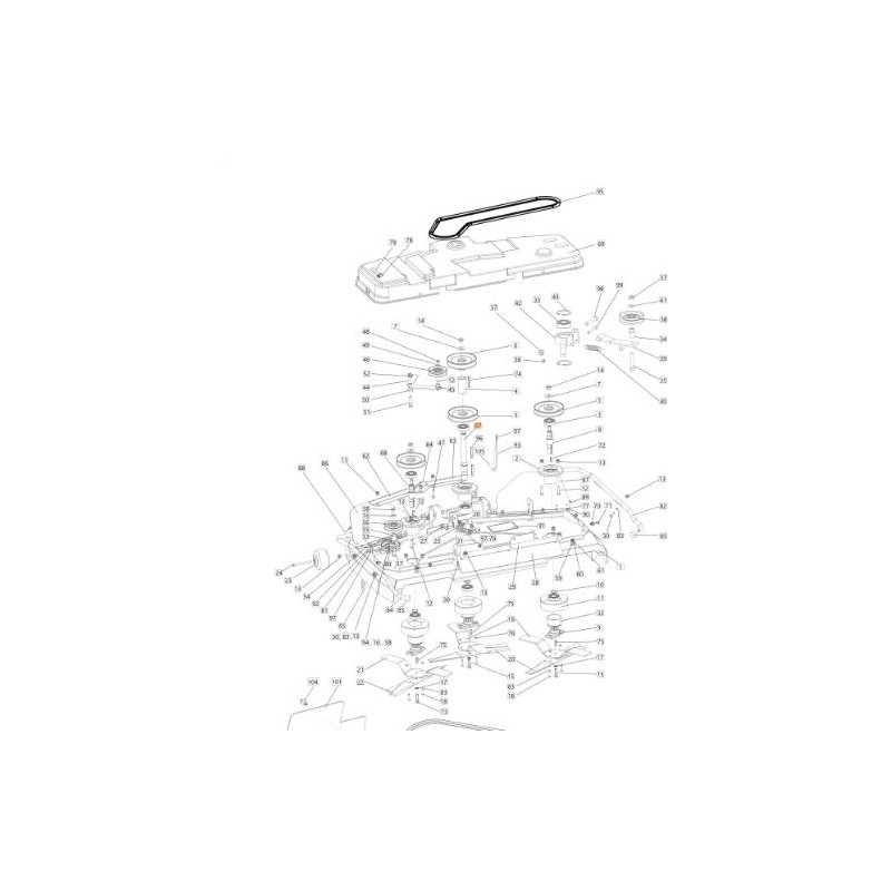 EJE ORIGINAL EMAK SGS532038122173R