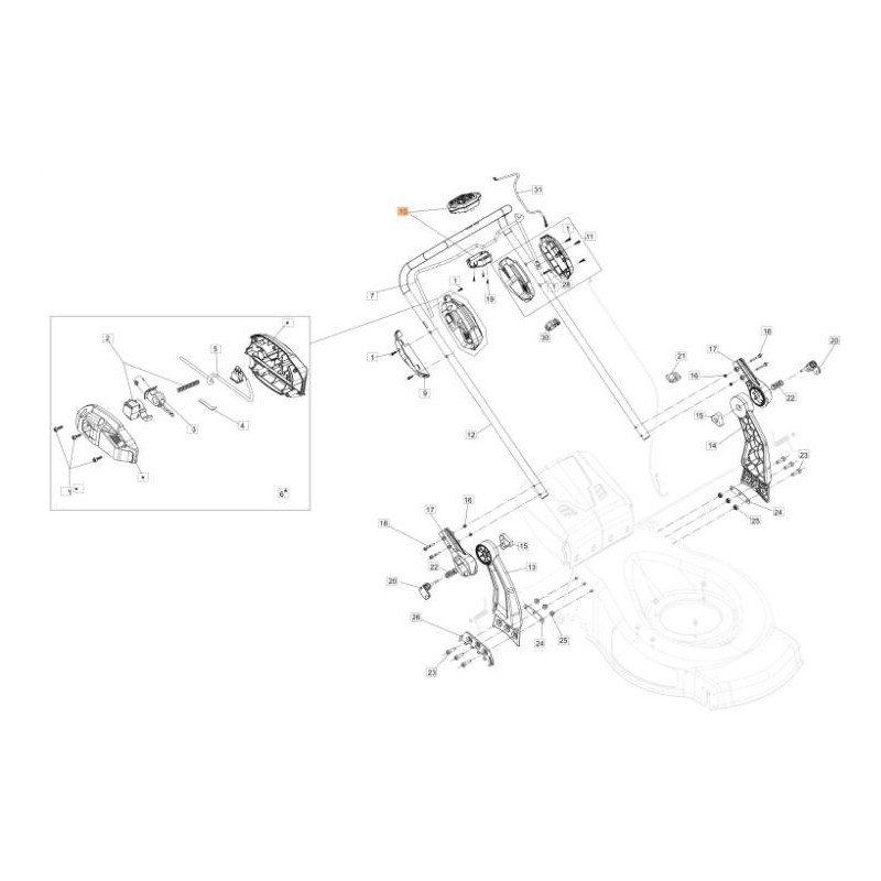DISPLAY 56V CANBUS DUAL BATTERY PUSH COMPL. ORIGINALE EMAK 54350159R
