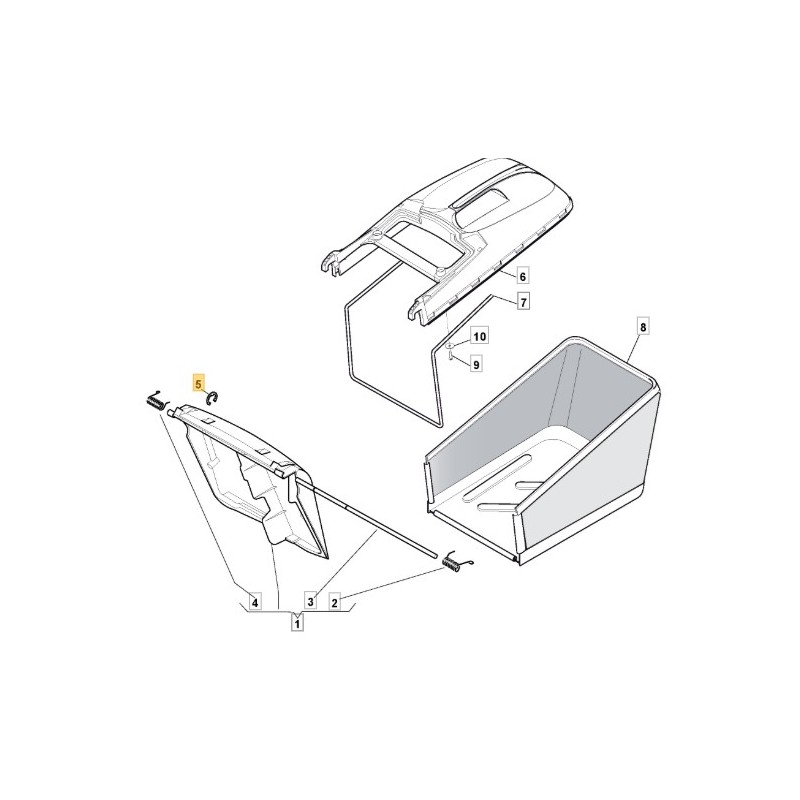 Joint d'étanchéité pour tondeuse 421HP 421PD 422HP ORIGINAL STIGA 112000930/0
