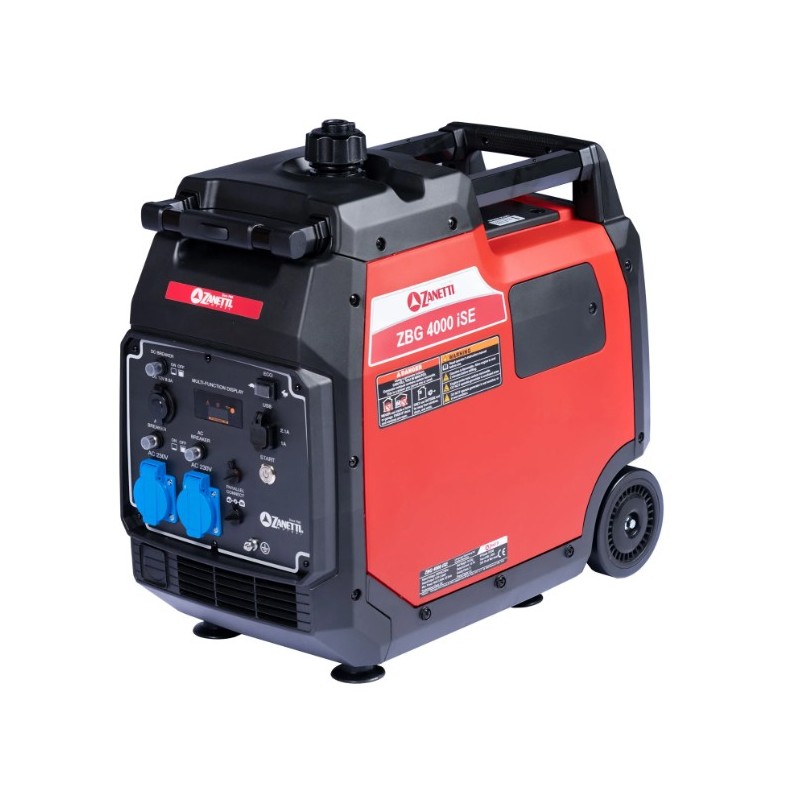 ZANETTI ZBG4000iSE 224cc single-phase 3.8kWinnocuous gasoline inverter generator