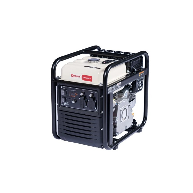 Generador de gasolina inverter ZANETTI ZBG4500iE 272cc monofásico 230V 4,6kW