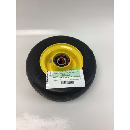 CARLISLE solid wheel 8x3.00-4 pre-mounted GIANNI FERRARI for 126 SA cutting deck | Newgardenstore.eu