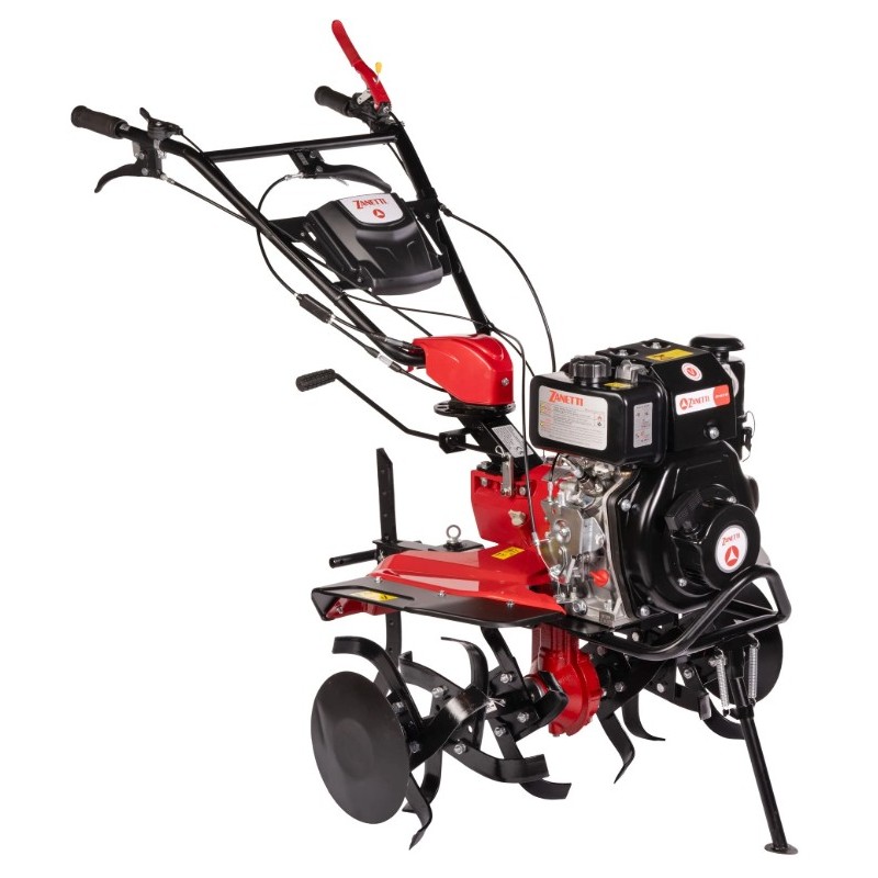 Diesel tiller ZANETTI ZDT60.21SC 247cc 3.3kW standard tiller 90cm
