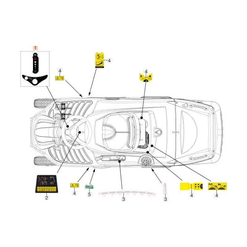 ORIGINAL EMAK LABEL KIT 68130683R