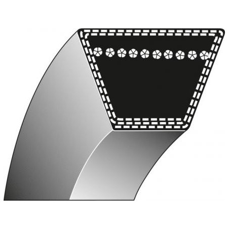 Cinghia trapezoidale SPAZZATRICE FALCIATRICE TIELBÜRGER TK42 13x686mm | Newgardenstore.eu