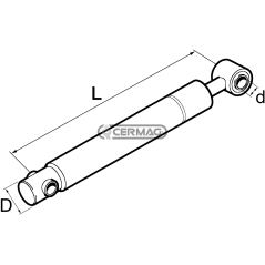 Amortisseur de ressort de siège COMPATIBLE - 61854 | Newgardenstore.eu