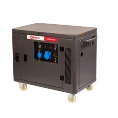 Generador de gasolina silencioso ZANETTI ZBG5500SEA de 420 cc, monofásico, 230 V, 5,5 kW