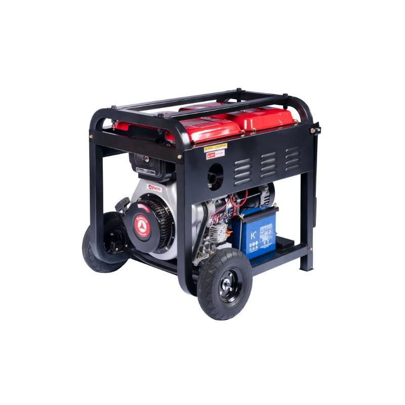Générateur diesel ouvert monophasé triphasé ZANETTI ZDG6503CEV 418cc 230V 400V