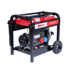Générateur diesel ouvert monophasé triphasé ZANETTI ZDG6503CEV 418cc 230V 400V | Newgardenstore.eu