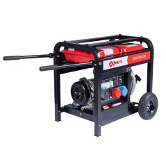 Generador diésel abierto monofásico trifásico ZANETTI ZDG6503CEV de 418 cc, 230 V y 400 V | Newgardenstore.eu