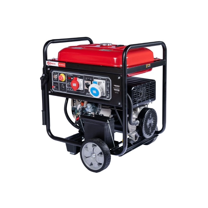 Open petrol generator ZANETTI ZBG12003CEA 750cc single phase three phase 230V 400V