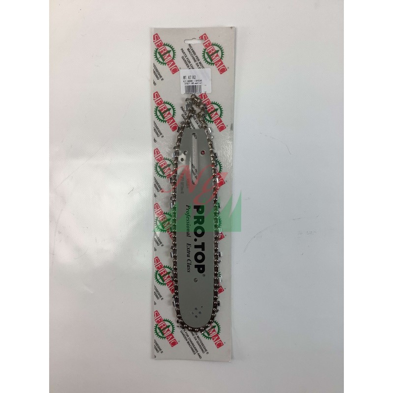 Kit barra 25cm e catena 3/8 40 maglie motosega PRO.TOP