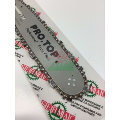 Kit chaîne de tronçonneuse PRO.TOP avec guide-chaîne de 25 cm et maillons 3/8 40