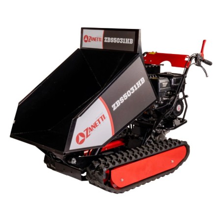 Motocarriola a benzina ZANETTI ZBS5031HB 270cc cingolata 4 rulli portata 500kg