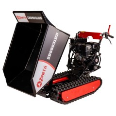 Carretilla de gasolina ZANETTI ZBS5031HB de 270 cc con orugas y 4 rodillos, capacidad 500 kg | Newgardenstore.eu