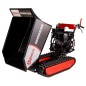 Carretilla de gasolina ZANETTI ZBS5031HB de 270 cc con orugas y 4 rodillos, capacidad 500 kg