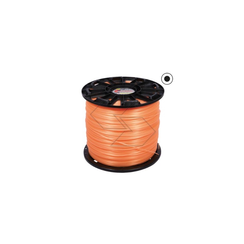 8KG coil of DUBLE STRONG round brush cutter wire, diameter 3.5 mm
