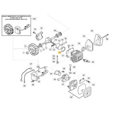 Original Stiga A2500 2525 Kettensäge Kolbenring 123204014/0