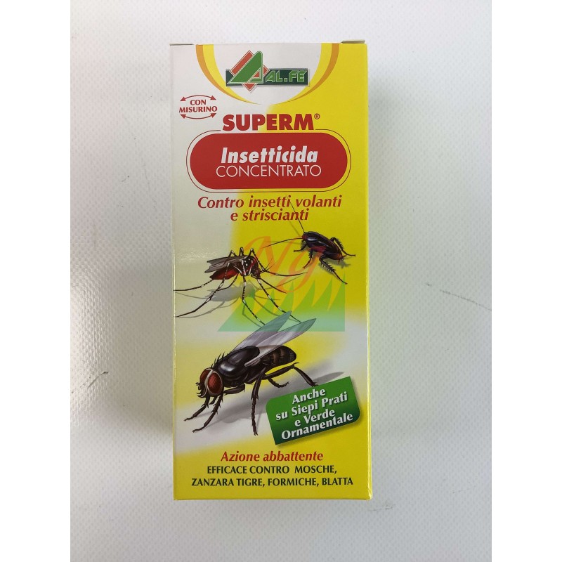 Insetticida concentrato AL.FE SUPERM contro insetti volanti striscianti 250g