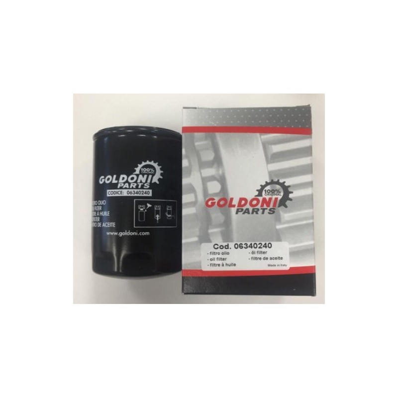 Oil filter that can be screwed on for agricultural machine engine GOLDONI TRANSCAR 60 STAR 90