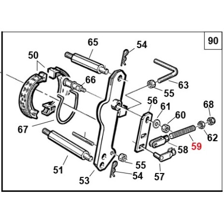Vite M6x70 trattorino tagliaerba TURBO1 ORIGINALE GIANNI FERRARI 00.96.04.0115 | Newgardenstore.eu