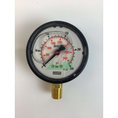 Glycerin pressure gauge, diameter 60 mm, scale 0-250 bar, thread 1/4 05289