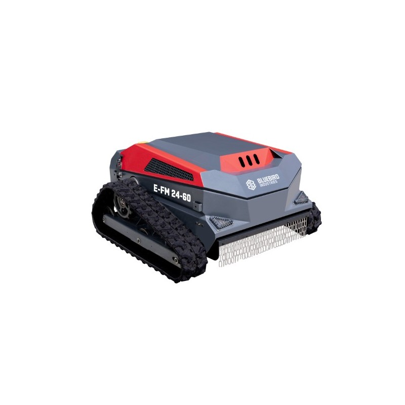 BLUEBIRD E-FM24-60 1200W fixed blade electric remote control flail mower