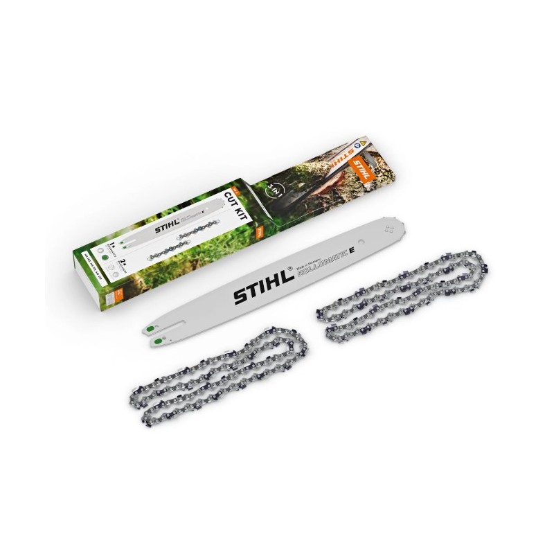 Kit de coupe 16 barres et chaînes ORIGINAL pour tronçonneuse STIHL MSA220 MS194 MS182 MS212