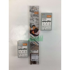 Cut Kit 16 bar and chains ORIGINAL STIHL chainsaw MSA220 MS194 MS182 MS212 | Newgardenstore.eu