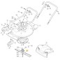Cuchilla trituradora para cortacéspedes Multiclip50 50B 50EL, ORIGINAL STIGA 1111-9155-01
