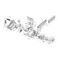 Meccanismo tendicatena motosega THCS22-07 ORIGINALE BLUEBIRD 7140015090009