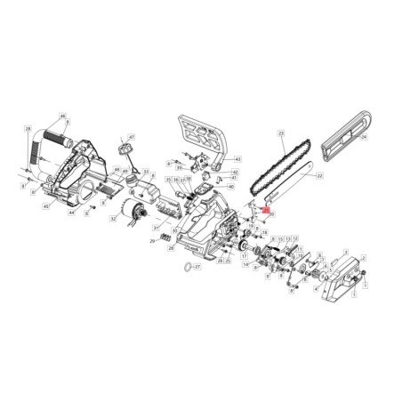 THCS22-07 ORIGINAL BLUEBIRD KETTENSÄGENGRIFF 3030708040000 | Newgardenstore.eu