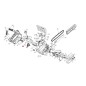 Moteur de tronçonneuse Bluebird THCS22-07 d'origine 7140Y36350000