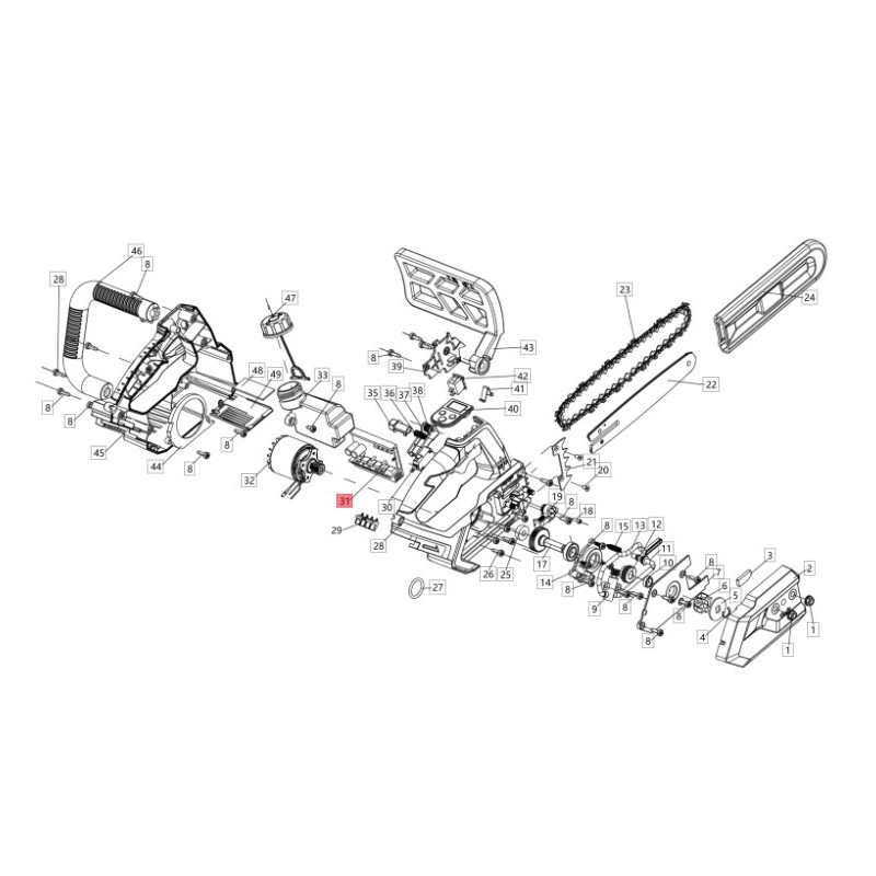 Scheda madre motosega THCS22-07 ORIGINALE BLUEBIRD 4011543000000