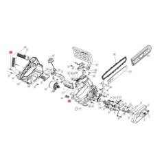 THCS22-07 ORIGINAL BLUEBIRD 3010100404000 kettensäge rechts kurbelgehäuse | Newgardenstore.eu