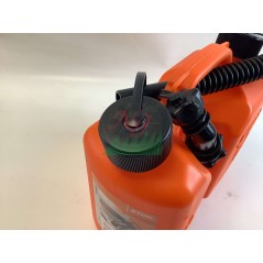 STIHL orangefarbener Kombitank Kraftstoffinhalt 3 L - Öl 1,5 L | Newgardenstore.eu
