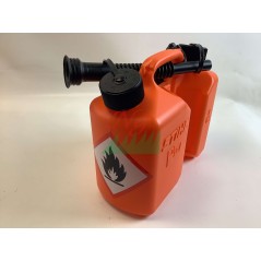 STIHL orangefarbener Kombitank Kraftstoffinhalt 3 L - Öl 1,5 L | Newgardenstore.eu