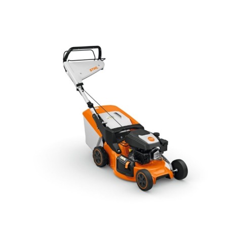 Rasaerba a scoppio STIHL RM248T 127cc taglio 46cm 4 IN 1 cesto 55 Lt semovente | Newgardenstore.eu