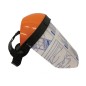 Professional BLUEBIRD polycarbonate visor, liftable and adjustable