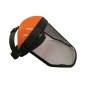 Visiera professionale con rete metallica BLUEBIRD sollevabile e regolabile