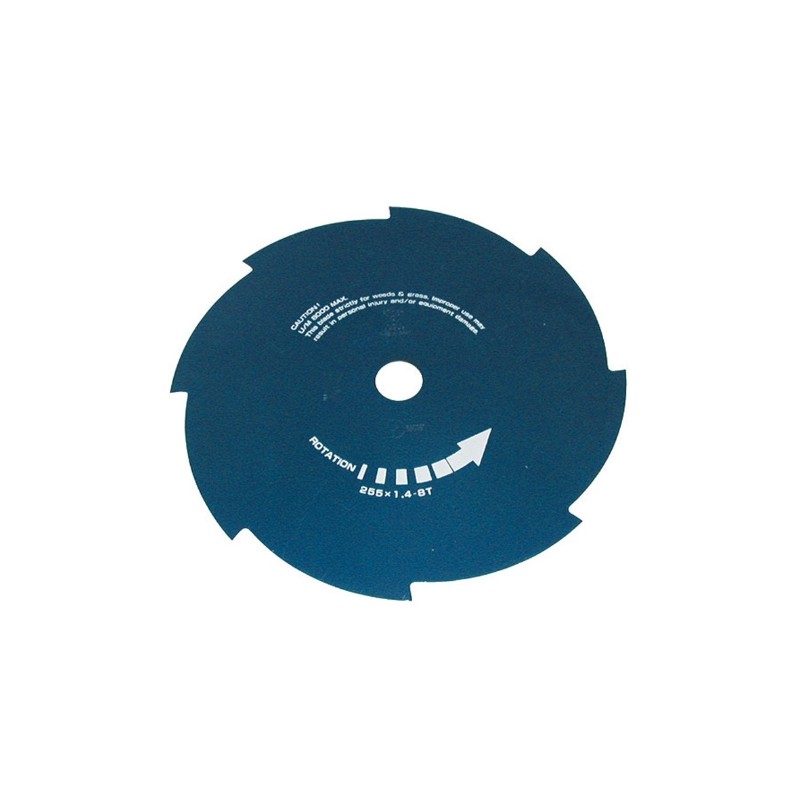 Cuchilla BLUEBIRD de 8 dientes con pintura antiincrustante para desbrozadoras
