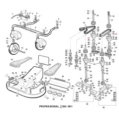 Support d'arbre de tondeuse autoportée ORIGINAL GIANNI FERRARI 95532000001