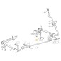 ORIGINAL STIGA 125840003/0 Rasentraktor Deckhebel Verbindung Spurstange