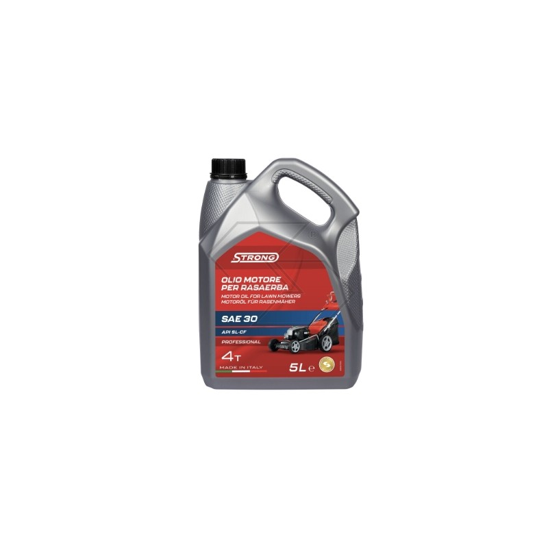 Engine oil SAE-30 STRONG 5Litre 4-stroke engines lawn mower excellent lubrication Engine oil SAE-30 STRONG 5Litre 4-stroke engines lawn mower excellent lubrication