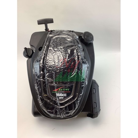 Motor completo LONCIN A166 166cc, eje vertical 22x80mm, arranque por tracción | Newgardenstore.eu