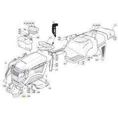 Tube de protection d'origine pour tondeuse autoportée Stiga 1436M 382869025/0 | Newgardenstore.eu