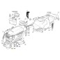 Tubo protector original para cortacésped Stiga 1436M 382869025/0